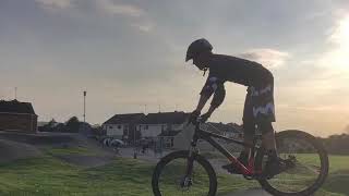 Best Jump bike tricks on my Calibre Astronut 2020 Wroughton amp South Cerney Pump Tracks [upl. by Epuladaug]