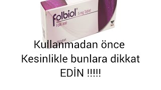 FOLBİOL Nedir ne için kullanılır  Folbiol 5 mg yan etkileri ve hamilelikte kullanımı nedir [upl. by Kitty]