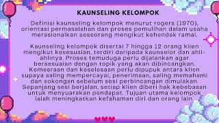 KAUNSELING INDIVIDU DAN KAUNSELING KELOMPOK [upl. by Nired]