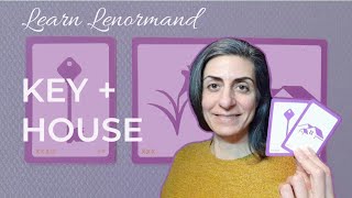 KEY  HOUSE  Lenormand Card Combinations lenormand learnlenormand lenormandcardcombinations [upl. by Louis]