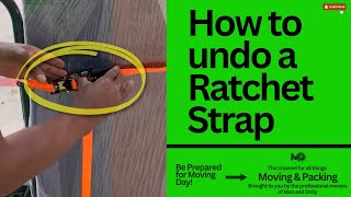 How to undo a Ratchet Strap [upl. by Zobe]