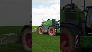 Spring wet flights over the field with the Fendt Rogator 655🌱😎 fendt fendtpower agriculture [upl. by Dlonyer]