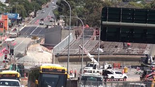 Ovingham Overpass Progress Jan 2022 [upl. by Yrrehs475]