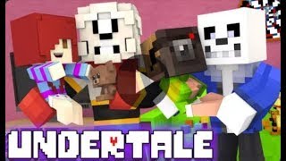 Minecraft Undertale WHOS YOUR DADDY PAPYRUS AND SANS BABYSIT Minecraft Roleplay Minigame [upl. by Ko572]