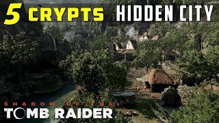 Crypts in Hidden City Sarcophagus Location  SHADOW OF THE TOMB RAIDER [upl. by Keverne28]