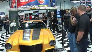 STABIL Custom Camaro Giveaway at the 2014 SEMA Show [upl. by Merow]