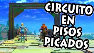 INCREIBLE CIRCUITO en PISOS PICADOS FORTNITE Battle Royale [upl. by Kawasaki]