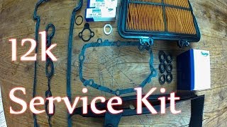 Tiger 800 12k Service Kit unboxing [upl. by Dnomsed]