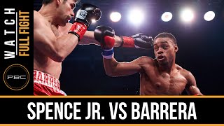 Spence Jr vs Barrera FULL FIGHT Nov 28 2015  PBC on NBC [upl. by Jadda]