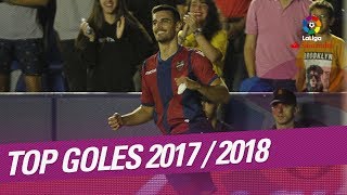 TOP Goles LaLiga Santander 20172018 [upl. by Leyla]