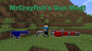 9 Custom Guns  MrCrayfishs Gun Mod [upl. by Gresham677]