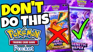 DONT MAKE THIS MISTAKE  Best Pack Tips Pokemon TCG Pocket [upl. by Aisak764]