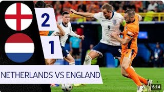 Xavi Simons Goal Netherlands vs England 12 Highlights UEFA EURO 2024 [upl. by Yblehs]