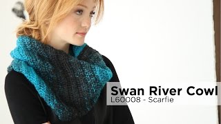 Swan River Cowl made with Scarfie [upl. by Mosora47]