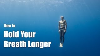 How to Hold Your Breath Longer a freediving tutorial from a professional freediver [upl. by Dickman]