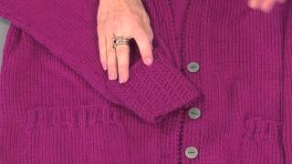 Knitted Sweater Cuffs with Vickie Howell from Knitting Daily TV Episode 1407 [upl. by Marleen405]