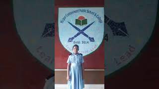 Sarah the Student of Mirpur Cant public school and College [upl. by Oman655]