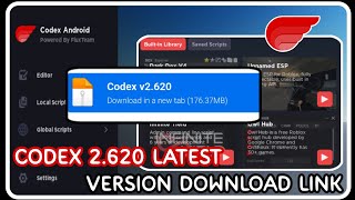 NEW  Codex 2620 Latest Version Download Link  No Crash Fixed Bugs [upl. by Ahsienar]