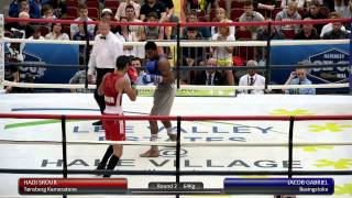 Haringey Box Cup Live Finals  Hadi Srour v Jacob Gabriel [upl. by Ayanad]