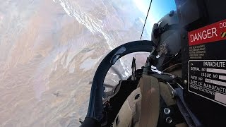 Afghan A29 Super Tucano Training Flight Over Afghanistan – Cockpit View [upl. by Nihahs]