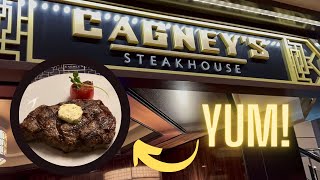 CAGNEYS STEAKHOUSE ON NCL FAVS amp FLOPS [upl. by Ellohcin144]