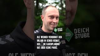 Sommerpause WerderTrainer Ole Werner über Transfers Kaderplanung und seinen Urlaub  Shorts [upl. by Ardnassac833]