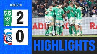 SaintÉtienne se RELANCE contre Strasbourg  10ème journée  Ligue 1 McDonalds 2425 [upl. by Nosimaj37]