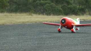 Gee Bee R2 El Chupacabra  30cc RC Plane Flight 4 [upl. by Clemmy]