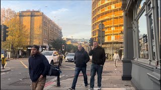 West Kensington Station to Barons Court Station  Walking Tour London  2024 [upl. by Aniluap]