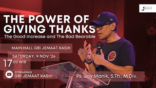 Ps Joy Manik STh MDiv  Ibadah Kaum Muda  09 November 2024 [upl. by Earla933]