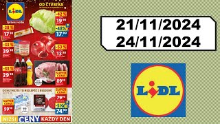 LIDL ✅ Leták platnost od 21112024 do 24112024  AKTUÁLNÍ NABÍDKOVÉ A KATALOGY [upl. by Lorrin]