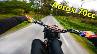 Yamaha Aerox 70cc  Full Send Pov [upl. by Neelyad874]