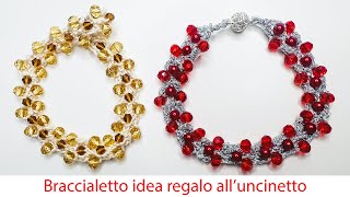 Braccialetto idea regalo alluncinetto [upl. by Euginomod]