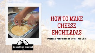 Easy Cheese Enchilada Recipe [upl. by Etterb]