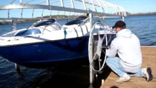 POWERED BOAT LIFT from CORDLESS DRILL [upl. by Gnes]