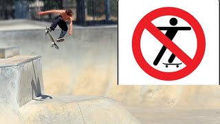 Skatepark So Oversized That There Is No Skating Allowed [upl. by Ednew]