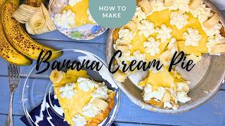 Unbelievably Easy Banana Cream Pie with Pudding Mix MustTry Dessert [upl. by Vada803]