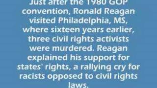 Ronald Reagan States Rights Speech in Philadelphia MS [upl. by Nyvrem404]