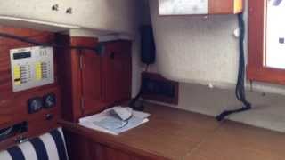 Hallberg Rassy 26  Inside Video [upl. by Hceicjow]