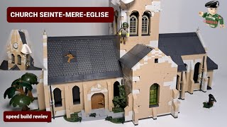 CHURCH SAINTEMEREEGLISE DDay Collection COBI 2299 speed build rewiev cobi bricks [upl. by Timmi]