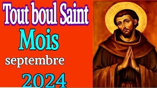 TOUT BOUL SAINT POUR MOIS SEPTEMBRE 2024🔥tout🔥boul🔥Saint🔥mois💯 septembre 2024 mariage 💸loto3chf [upl. by Cleodell136]