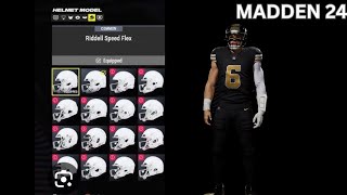 Madden 24 How to edit Superstar gear equipment and appearances [upl. by Kaliski]