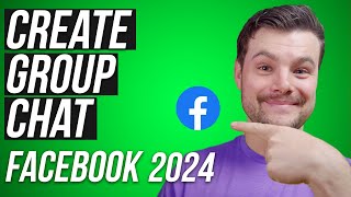 How to Create Group Chat on Facebook Messenger App 2024 [upl. by Enajaras]