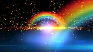 4K Beautiful Double Rainbow Spiritual Realm Animation Background [upl. by Faulkner312]