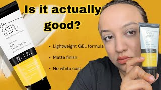 Deconstruct Lightweight Gel Sunscreen Review Lightweight Sunscreen  Sunscreen for winter Saher [upl. by Bond43]