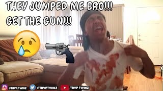 I GOT BEAT UP PRANK ON BROTHER GOES WRONG [upl. by Llerot480]