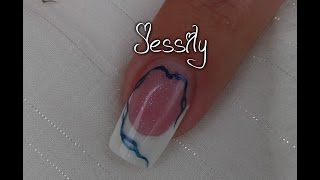 Ongle en gel quotFabriqué son gel de construction diamantquot [upl. by Zosi]