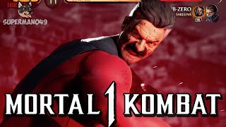 INSANE 50 DAMAGE COMBO WITH OMNIMAN  Mortal Kombat 1 quotOmniManquot Gameplay Sonya Kameo [upl. by Hwang]