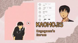 «❀»KAOMOJISKageyamas HaremFluffBOTTOM9BERRY [upl. by Fosque]