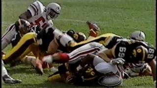 NCAA Football Ohio State vs Iowa November 10 1990 1st half [upl. by Bolme]